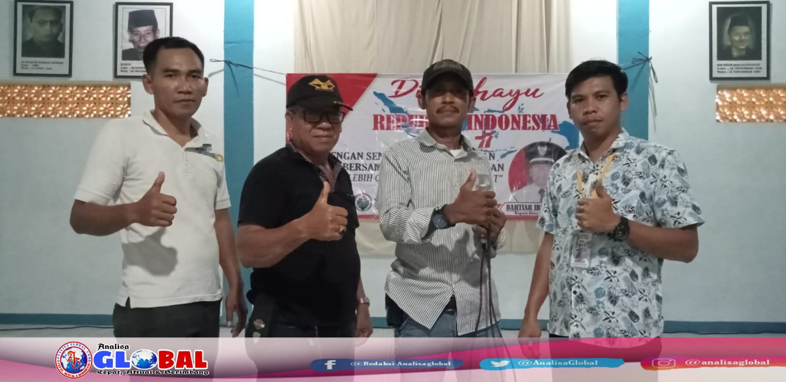 Jelang Hut Ri Ke Pemdes Kelawi Kec Bakauheni Bersama Warga