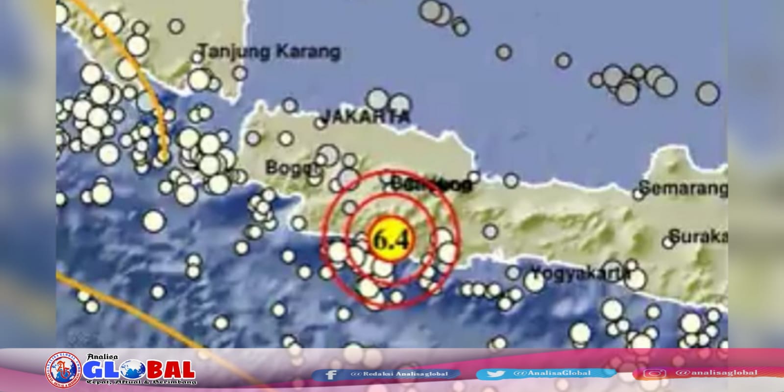 Gempa Magnitudo 6 4 Di Garut Tidak Berpotensi Tsunami Getarannya